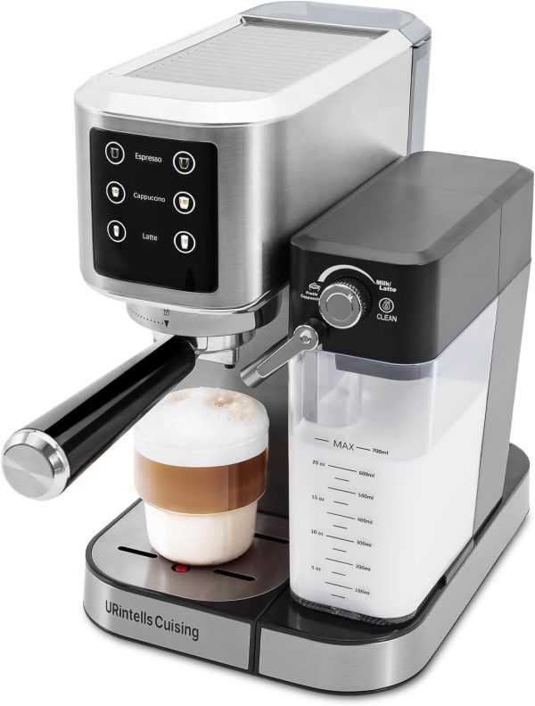 Espresso Machine 20 Bar, Touchscreen Espresso Maker with Automatic Milk