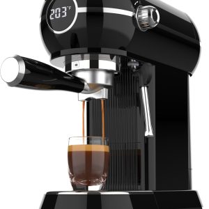 HBN Espresso Machine, 20 Bar Professional Espresso Maker with Milk Frother
