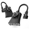 HBN Outdoor Light Timer Waterproof, Weatherproof Photocell Dusk to Dawn