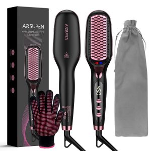 hair straightener brush