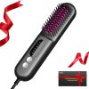 hair straightener brush