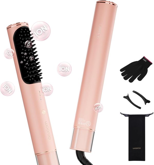 hair straightener brush