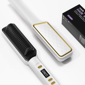 hair straightener brush
