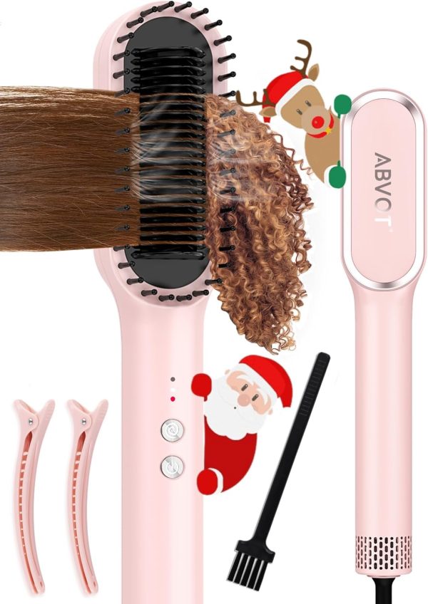 hair straightener brush