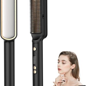 hair straightener brush