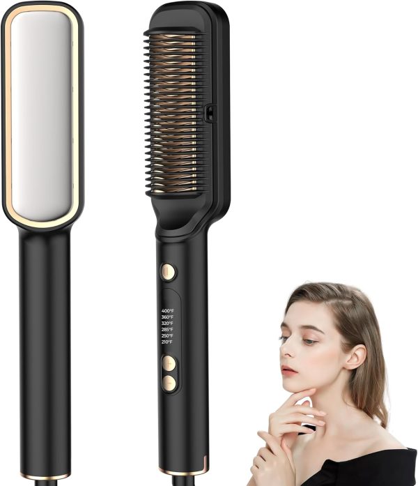 hair straightener brush