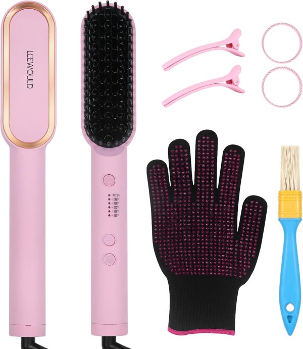 hair straightener brush