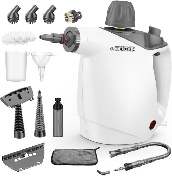Handheld Steam Cleaner, Steam Cleaner with 16 PCS Accessory & Safety Lock,