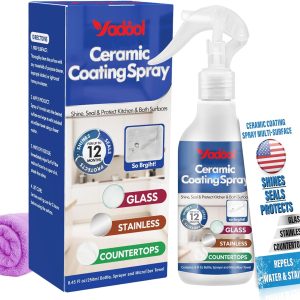 Home Ceramic Coating Spray Kit - Shine, Seal & Protect Kitchen & Bath
