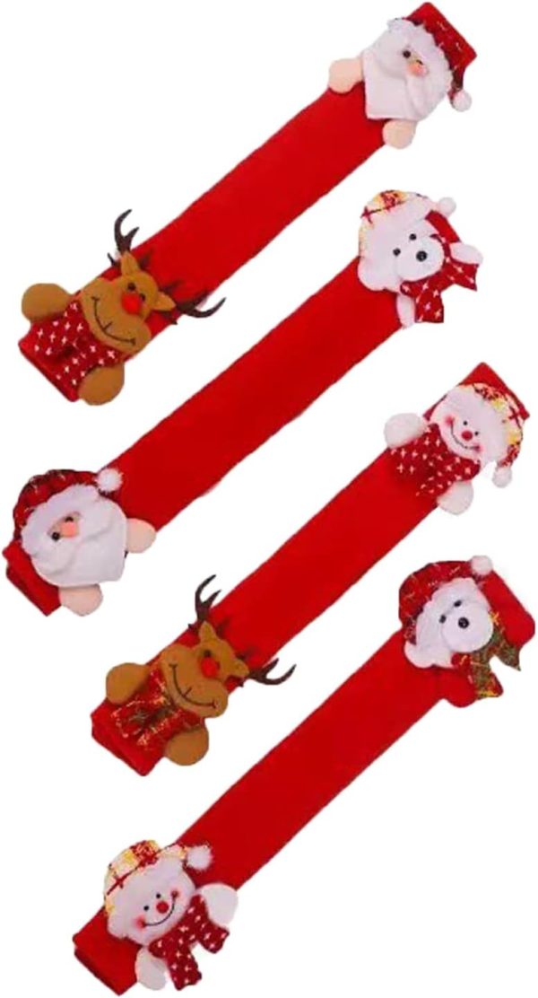 IAMAGOODLADY Christmas Refrigerator Door Handle Cover Kitchen Appliances