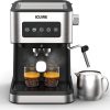 ICUIRE 20 Bar Espresso Machine, 1.5L Water Tank Coffee Maker Machine, Latte