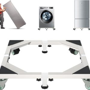 I'Ezonk Heavy Duty All Stainless Steel Mobile Mini Fridge Stand,