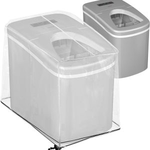 Ice Maker Cover,PVC Ice Machine Dustproof Cover,Waterproof Shield for