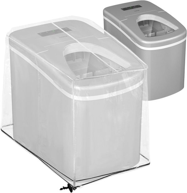 Ice Maker Cover,PVC Ice Machine Dustproof Cover,Waterproof Shield for