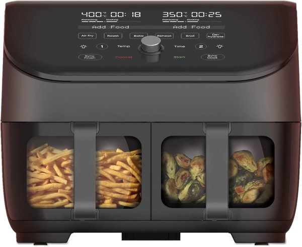 Instant Pot Vortex Plus XL 8QT ClearCook Air Fryer, Clear Windows, Custom