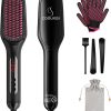 hair straightener brush
