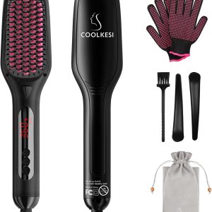 hair straightener brush