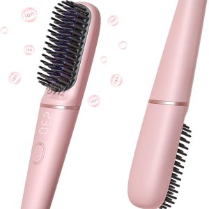 hair straightener brush