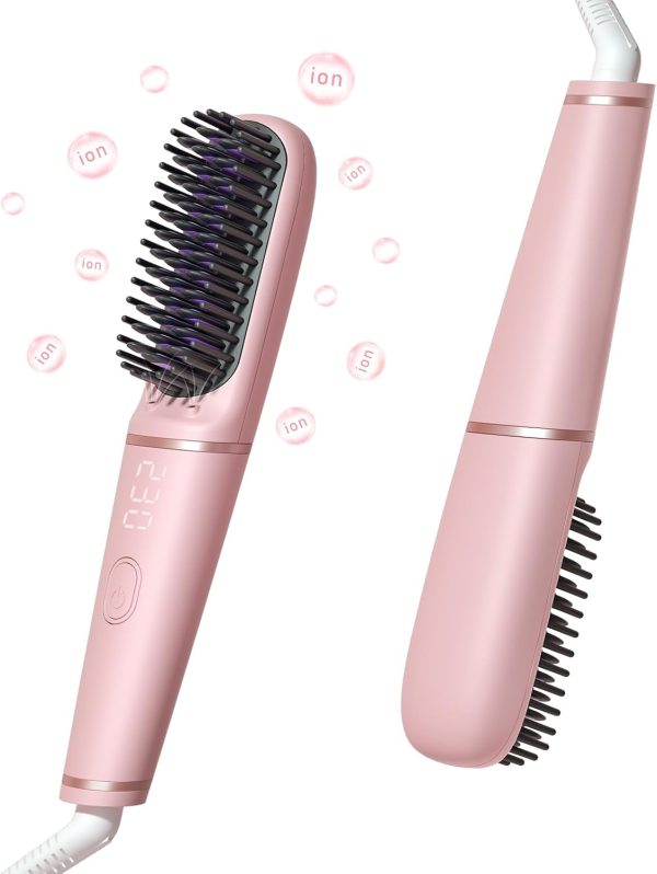 hair straightener brush
