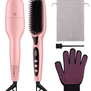 hair straightener brush