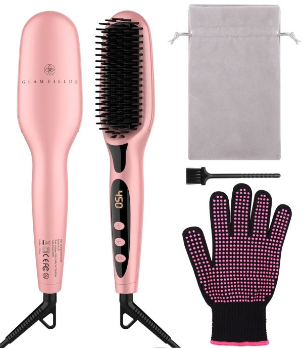 hair straightener brush