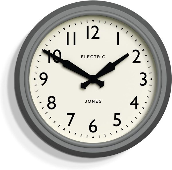 JONES CLOCKS® Telecom Round Wall Clock - Retro Clock - Designer Clock -