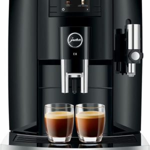 Jura E8 (NAA) 4th Gen Automatic Coffee Machine (Piano Black)