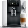 Jura S8 64 oz Water Capacity, 10 oz Bean Capacity, 15 Types of Drinks