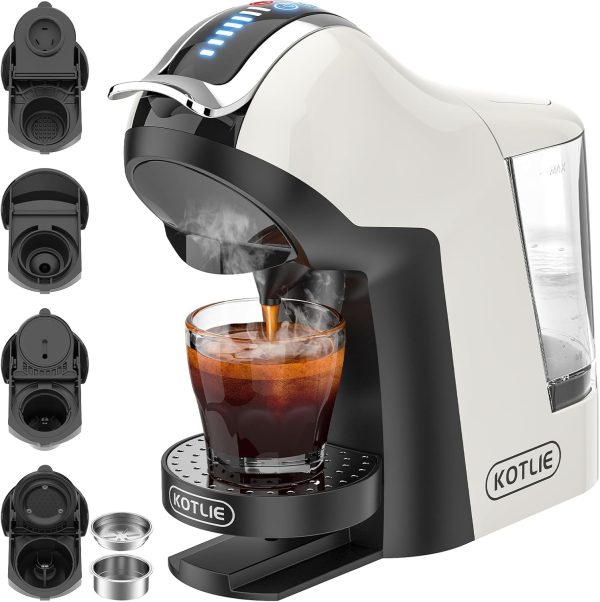 KOTLIE 5in1 19Bar Multicapsule Espresso Coffee Machine, Cold&Hot Brewing