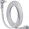 KUNCAN Appliance Power Extension Cord - 3 Prong Flat Wire SPT-3 14 AWG