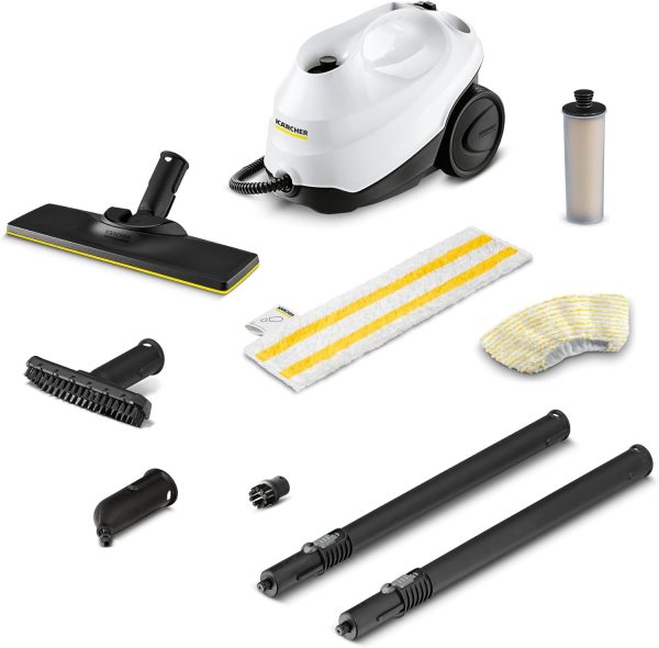 Kärcher SC3 Steam Cleaner with Attachments, Multi Purpose Power Steamer –
