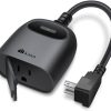 Kasa Outdoor Smart Plug, Smart Home Wi-Fi Outlet Timer, Max Load 15A/1875W,