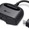 Kasa Outdoor Smart Plug, Smart Home Wi-Fi Outlet with 2 Sockets, IP64