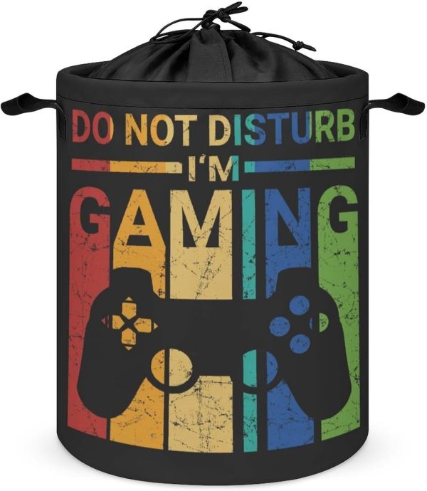 Kids Laundry Hamper Gamer Laundry Basket Gaming Decor for Boys Bedroom