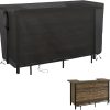 Kingling Outdoor Table Cover for Outdoor Bar Table, 72 Inch Waterproof