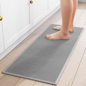 Kitchen Mat 1 PCS, Cushioned Non Slip Rugs for Kitchen Floor, Absorbent