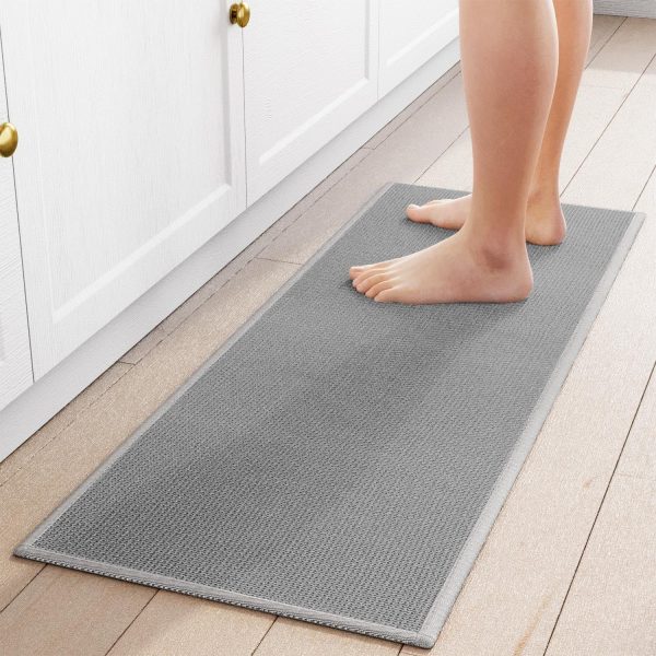 Kitchen Mat 1 PCS, Cushioned Non Slip Rugs for Kitchen Floor, Absorbent