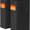 Lifewit 65L 2 Pack Slim Laundry Hamper, Narrow Laundry Basket with Handles,