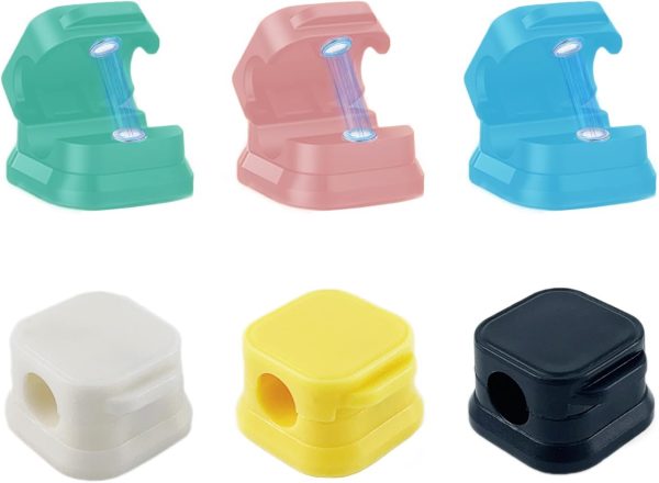 Magnetic Cable Clips, 6 Pack Cord Organizer, Cable Smooth Adjustable, Under