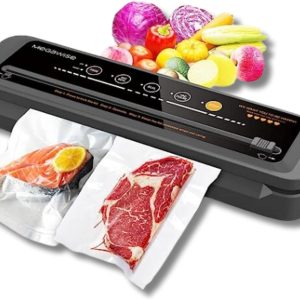 MegaWise Powerful and Compact Vacuum Sealer Machine One-Touch Automatic