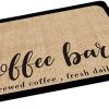 Mikinona Bar Mat Multi-Function Coffee Maker Mat Coffee Mat for Counter