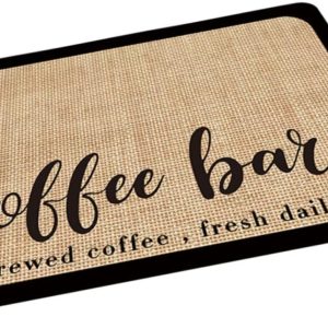 Mikinona Bar Mat Multi-Function Coffee Maker Mat Coffee Mat for Counter