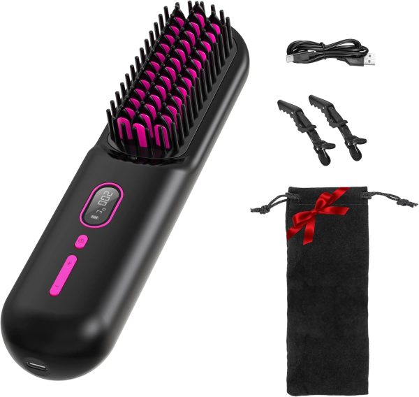 hair straightener brush
