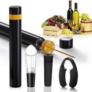 Mini Wine Opener Set | Travel Portable Pocket Air Pressure Pump Wine Bottle