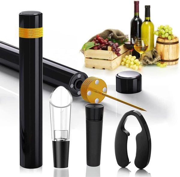 Mini Wine Opener Set | Travel Portable Pocket Air Pressure Pump Wine Bottle