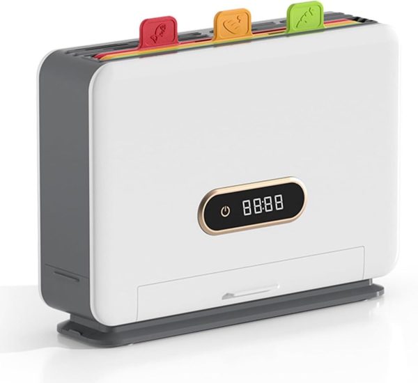 Modern Smart Cutting Boards with Storage Stand, Cleaning Cutting Board Set