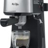 Mr. Coffee 4-Shot Steam Espresso, Cappuccino, and Latte Maker with