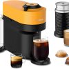 Nespresso Vertuo Pop+ by De'Longhi with Aeroccino, 1500 watts, Mango Yellow