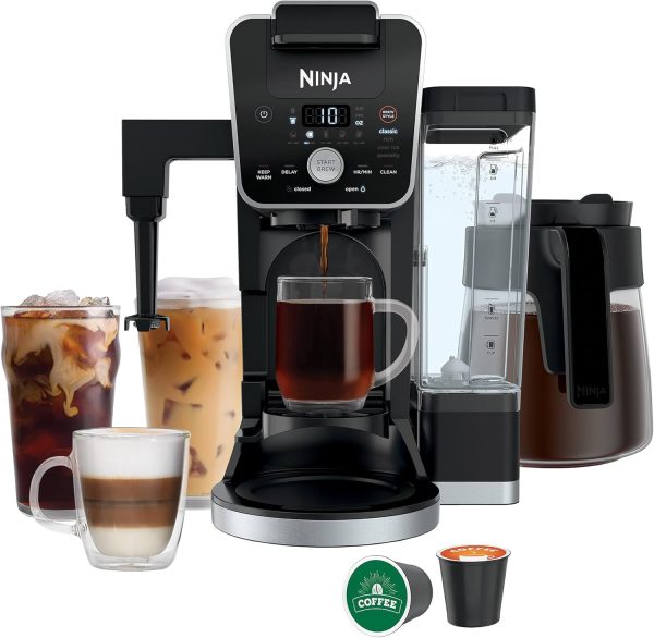 Ninja CFP451CO DualBrew System 14-Cup Coffee Maker, Single-Serve Pods &