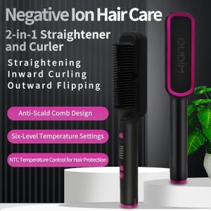 hair straightener brush